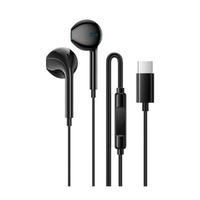 Borofone BM100 Ακουστικά Ενσύρματα USB-C Black