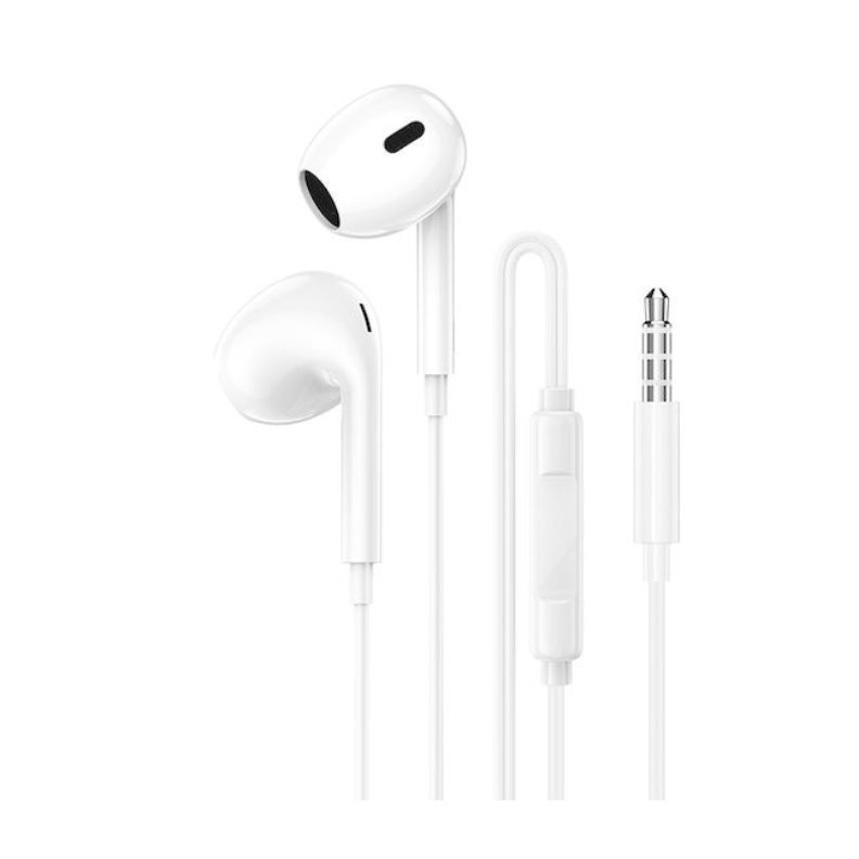 Borofone BM100 Max Ακουστικά Ενσύρματα 3.5mm White
