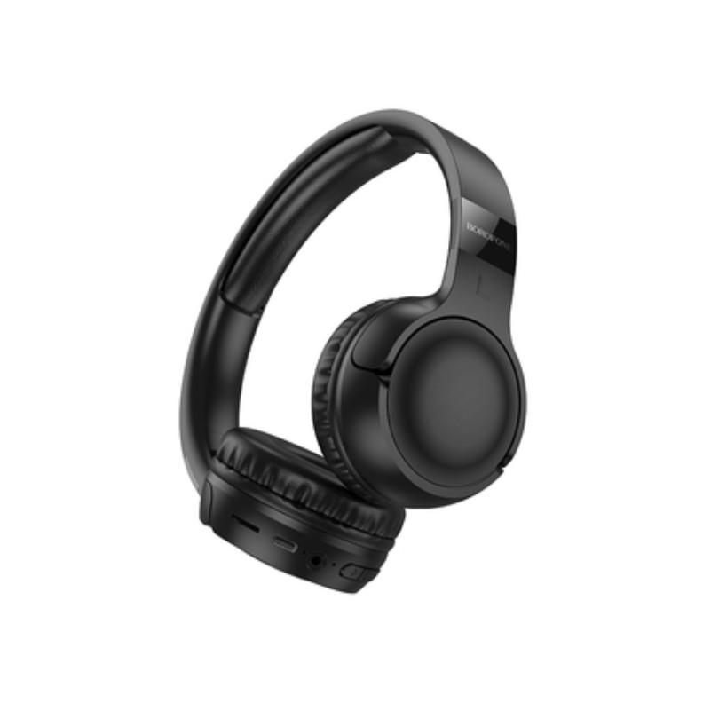Borofone BO32 Aύρματα Bluetooth Over Ear Ακουστικά Black