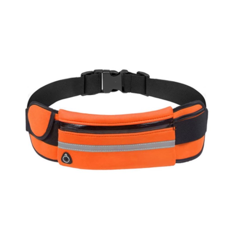 OEM Outdoor Sports Αθλητική Τσάντα Μέσης για Τρέξιμο Orange