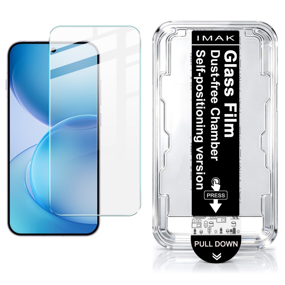Oppo Reno16 5G / Reno16 Pro 5G IMAK H Series Easy Install Tempered Glass με Οδηγό Τοποθέτησης Transparent