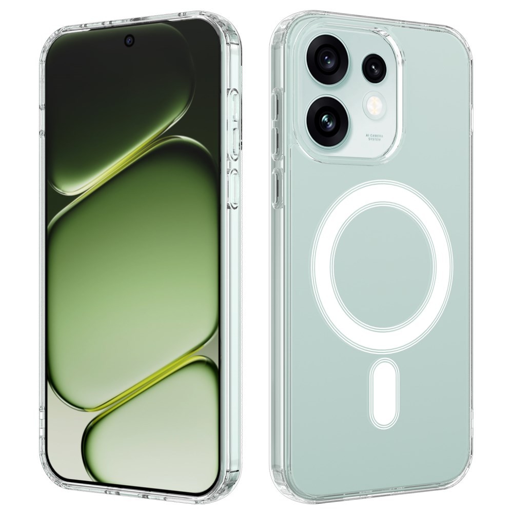 Oppo Reno16 F 5G / Reno16 FS 5G MagSafe TPU & Acrylic Σκληρή Θήκη Transparent