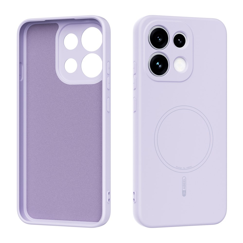 Oppo Reno16 F 5G / Reno16 FS 5G ABEEL Liquid Silicone Magsafe Θήκη Σιλικόνης Purple