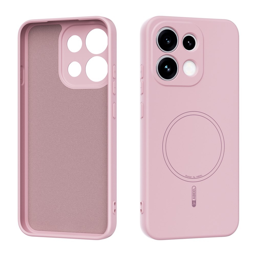 Oppo Reno16 F 5G / Reno16 FS 5G ABEEL Liquid Silicone Magsafe Θήκη Σιλικόνης Pink