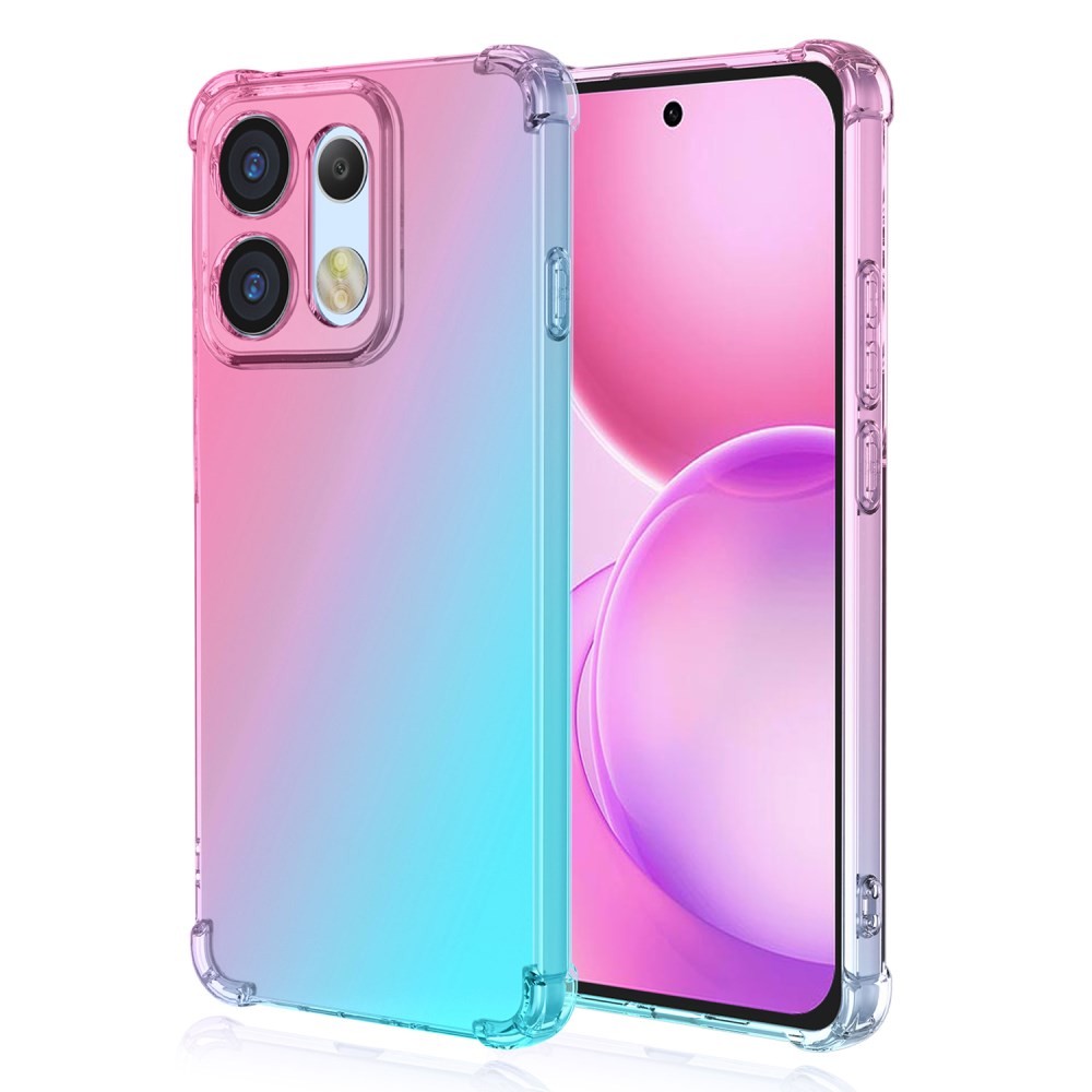 Oppo Reno16 5G / Reno16 Pro 5G Gradient Series Θήκη Σιλικόνης Pink / Green