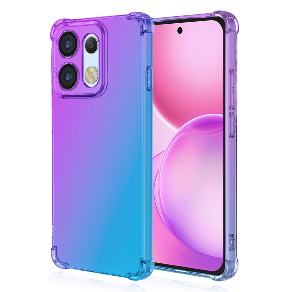Oppo Reno16 5G / Reno16 Pro 5G Gradient Series Θήκη Σιλικόνης Purple / Blue