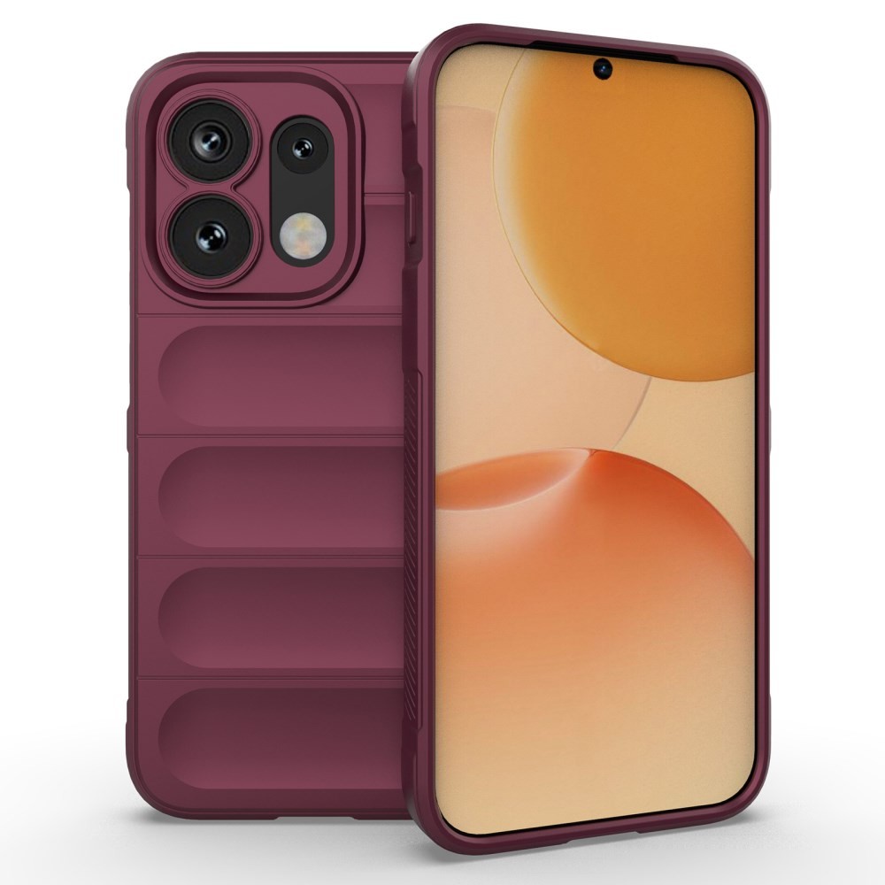 Oppo Reno16 5G / Reno16 Pro 5G Magic Shield Θήκη Σιλικόνης Wine Red