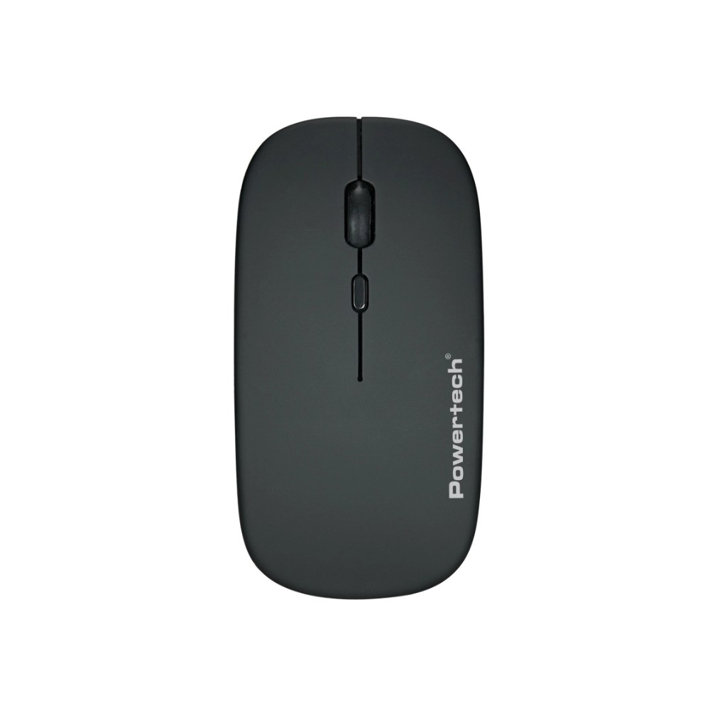 Powertech PT-1381 Επαναφορτιζόμενο Ασύρματο Ποντίκι 2.4GHz & Bluetooth, έως 1600DPI, 500mAh Black
