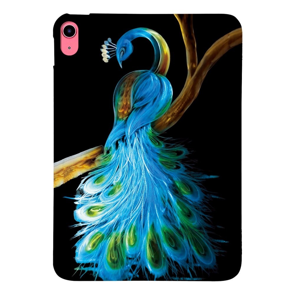 Apple iPad 10.9 (2022) / iPad 11 (2025) Θήκη Σιλικόνης Peacock