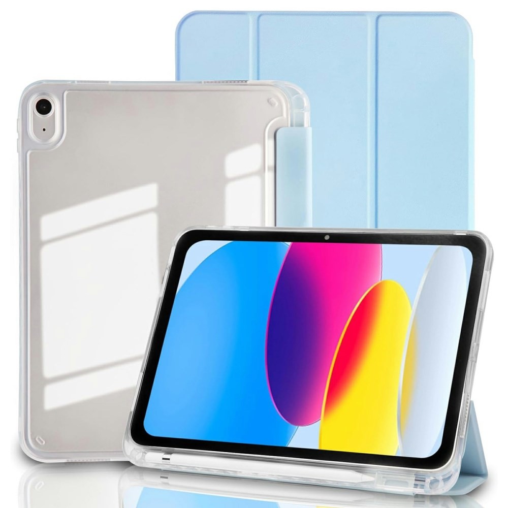 Apple iPad 10.9 (2022) / iPad 11 (2025) Θήκη Βιβλίο με Υποδοχή για Πενάκι Sky Blue