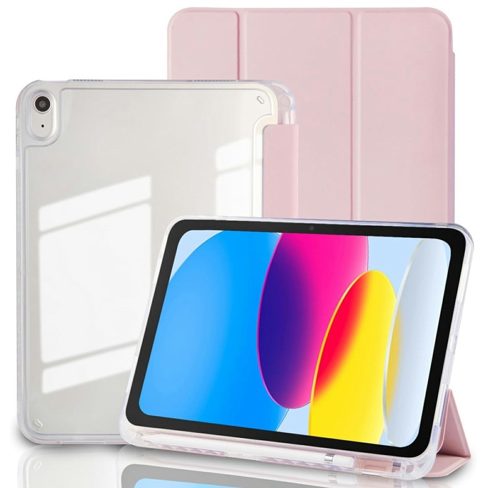 Apple iPad 10.9 (2022) / iPad 11 (2025) Θήκη Βιβλίο με Υποδοχή για Πενάκι Pink