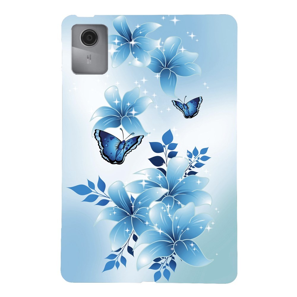 Lenovo Idea Tab 11 Θήκη Σιλικόνης Blue Butterflies