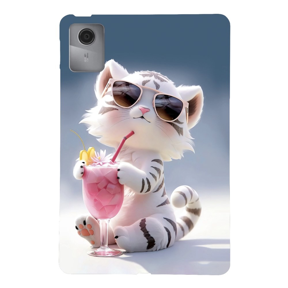 Lenovo Idea Tab 11 Θήκη Σιλικόνης Cartoon Tiger