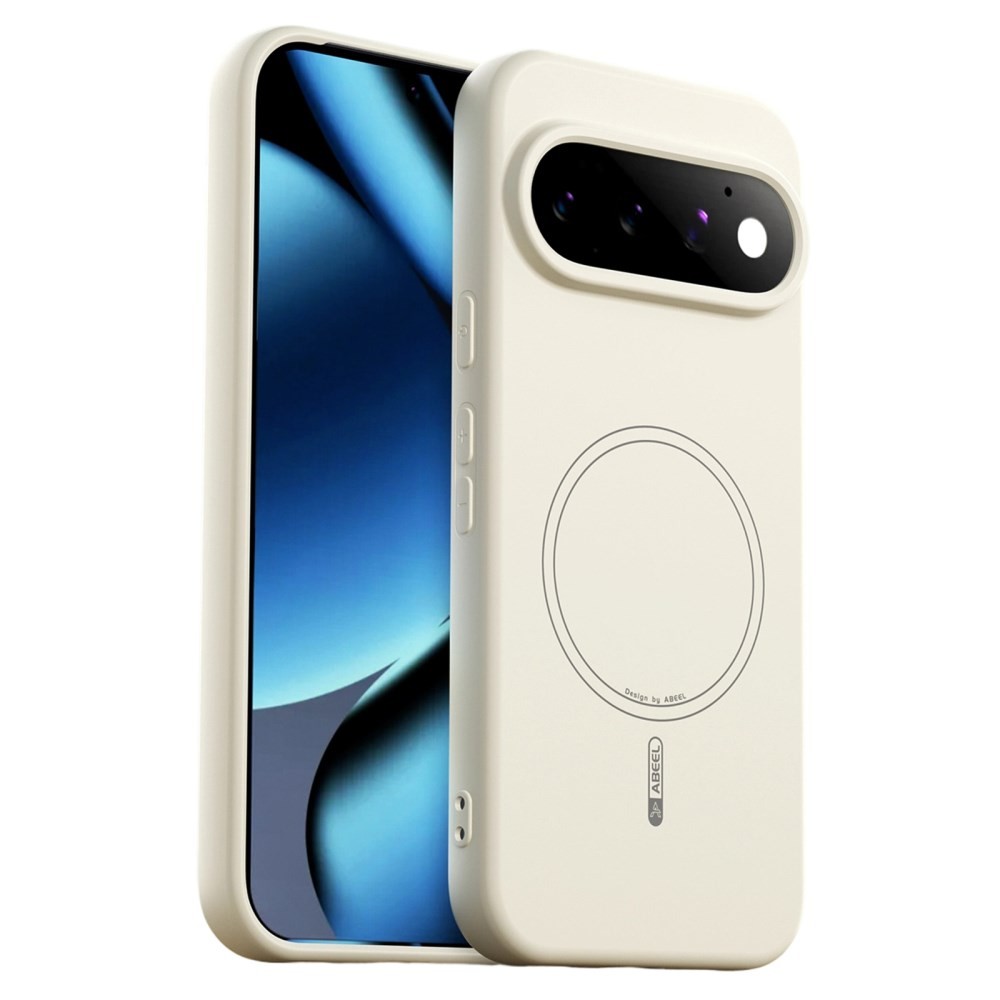 Google Pixel 11 5G/11 Pro 5G ABEEL Liquid Silicone Magsafe Θήκη Σιλικόνης Beige