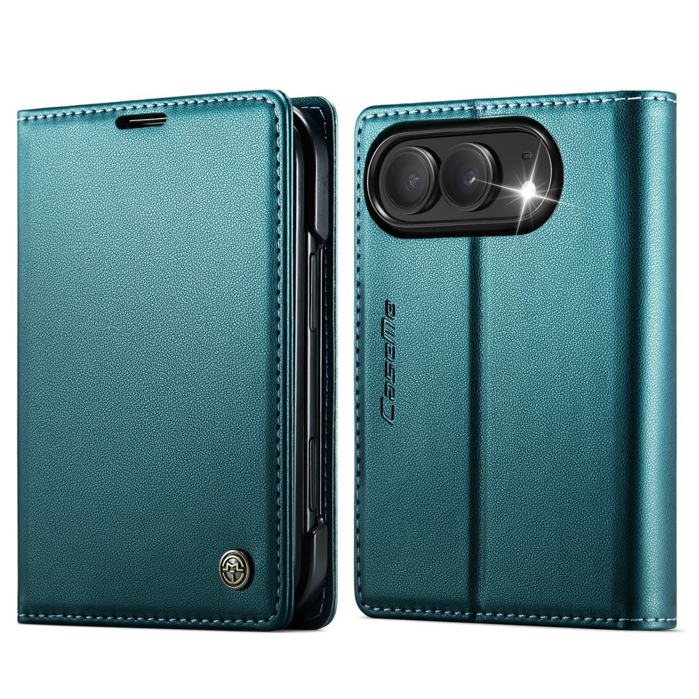 Apple iPhone Duo CaseMe 023 Luminus Θήκη Βιβλίο Green