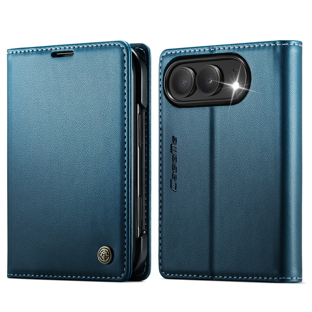 Apple iPhone Duo CaseMe 023 Luminus Θήκη Βιβλίο Blue