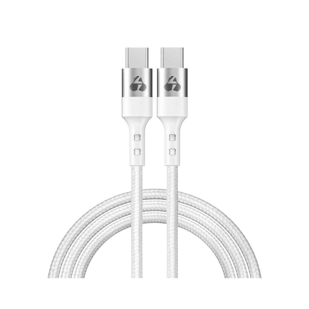 Powertech PTR-0167 Type-C σε Type-C 60W - 1m White