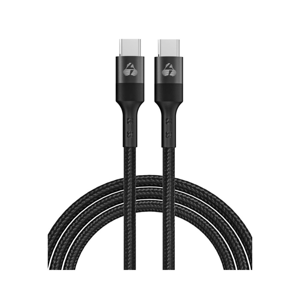 Powertech PTR-0130 Type-C σε Type-C 60W - 1m Black